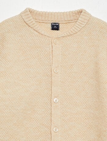 Chaqueta abrigada punto bobo