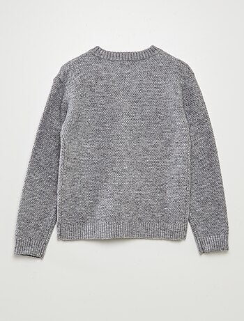 Chaqueta abrigada punto bobo