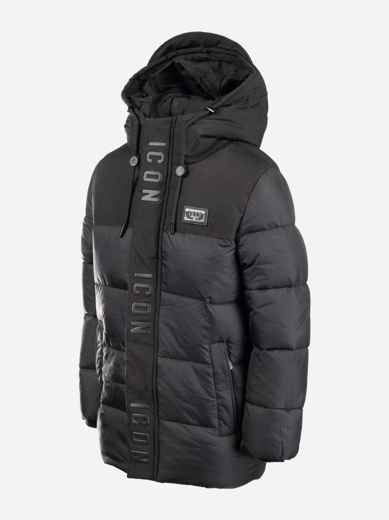 Chaqueta acolchada - boom kids Negro - Kiabi