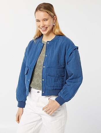 Chaqueta acolchada 2 en 1 con mangas extraíbles