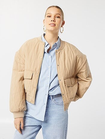 Chaqueta acolchada 2 en 1 con mangas extraíbles