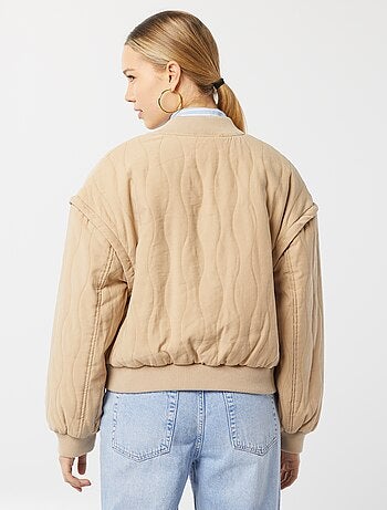 Chaqueta acolchada 2 en 1 con mangas extraíbles