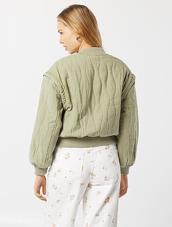 Chaqueta acolchada 2 en 1 con mangas extraíbles