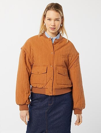 Chaqueta acolchada 2 en 1 con mangas extraíbles