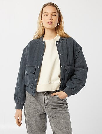 Chaqueta acolchada 2 en 1 con mangas extraíbles