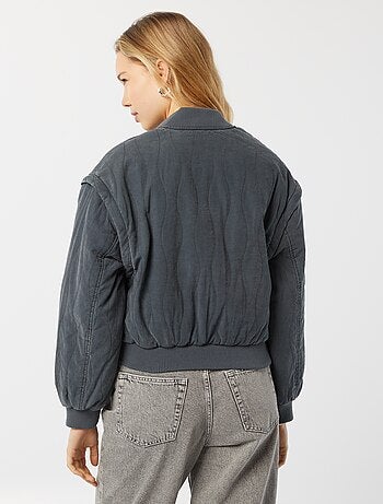 Chaqueta acolchada 2 en 1 con mangas extraíbles
