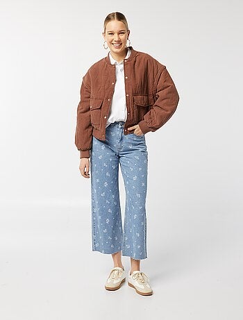 Chaqueta acolchada 2 en 1 con mangas extraíbles