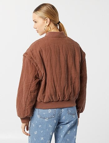 Chaqueta acolchada 2 en 1 con mangas extraíbles