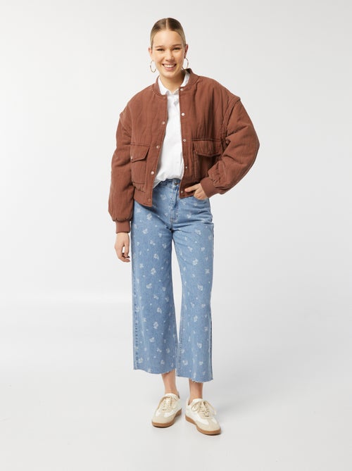 Chaqueta acolchada 2 en 1 con mangas extraíbles - Kiabi