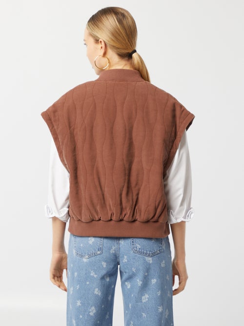 Chaqueta acolchada 2 en 1 con mangas extraíbles - Kiabi