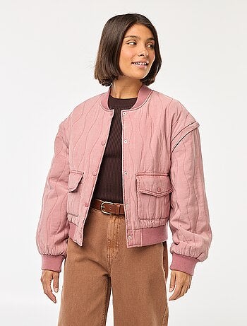 Chaqueta acolchada 2 en 1 con mangas extraíbles