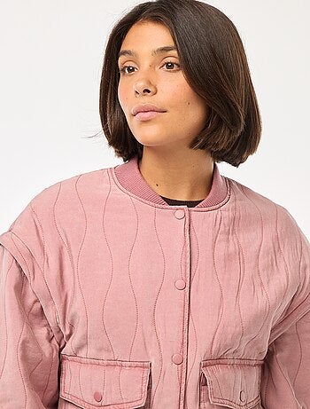 Chaqueta acolchada 2 en 1 con mangas extraíbles