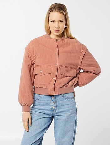 Chaqueta acolchada 2 en 1 con mangas extraíbles