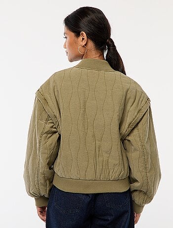 Chaqueta acolchada 2 en 1 con mangas extraíbles