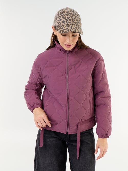 Chaqueta acolchada ajustable en la cintura - Kiabi Chaqueta acolchada ajustable en la cintura - Kiabi
