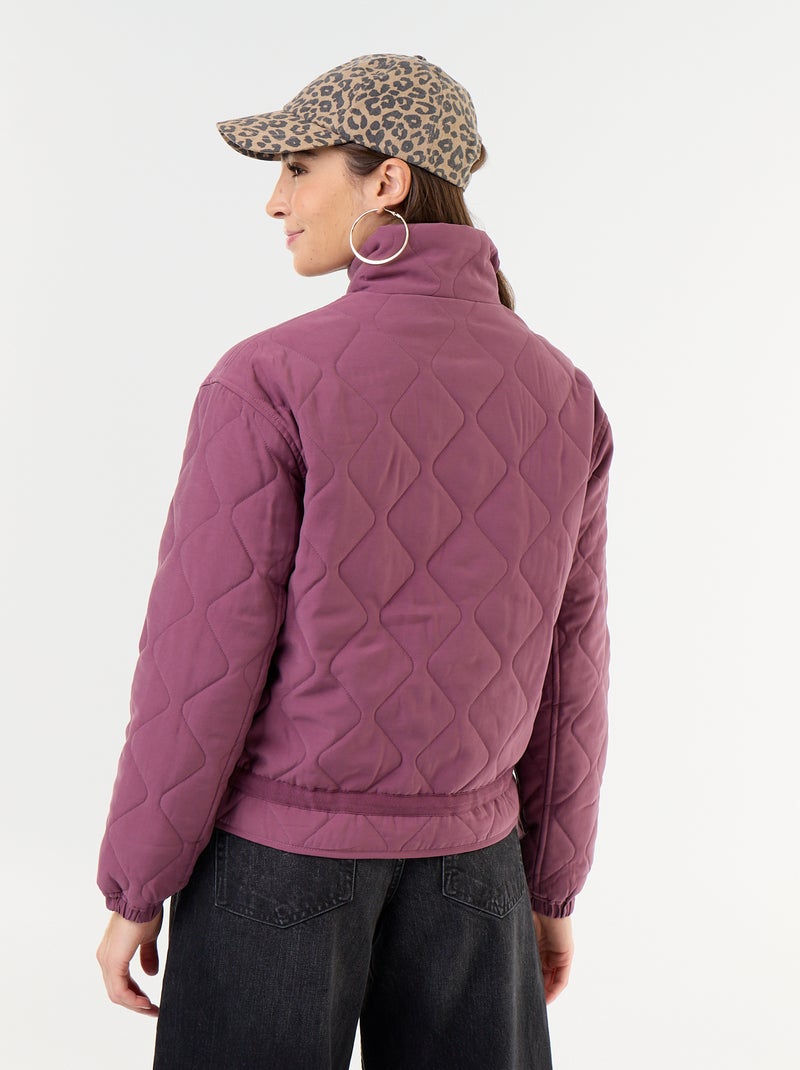 Chaqueta acolchada ajustable en la cintura Purpura - Kiabi