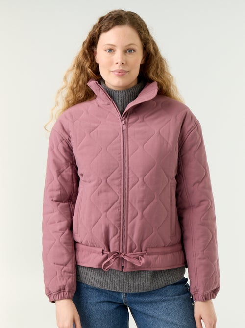 Chaqueta acolchada ajustable en la cintura - Kiabi Chaqueta acolchada ajustable en la cintura - Kiabi