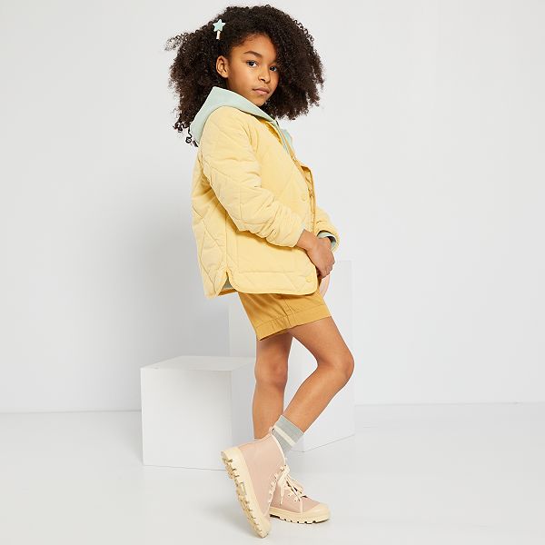 Chaqueta acolchada Niña 3-12 años - amarillo - Kiabi - 17,00€