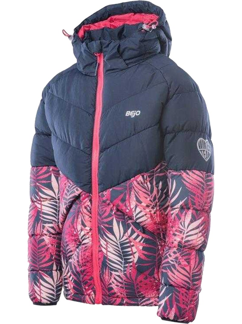 Chaqueta acolchada baldey ii niñas - bejo Azul marino - Kiabi