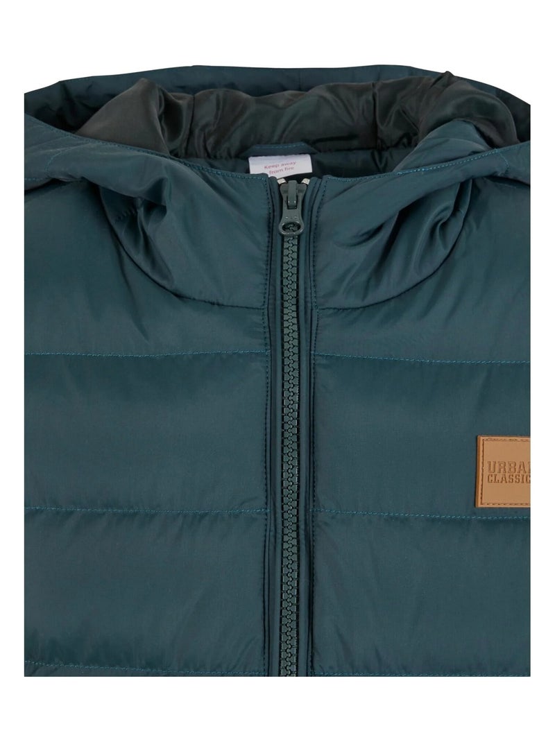 Chaqueta acolchada basic niños - urban classics Verde botella - Kiabi