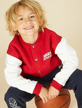 Chaqueta acolchada bicolor 'Spiderman'