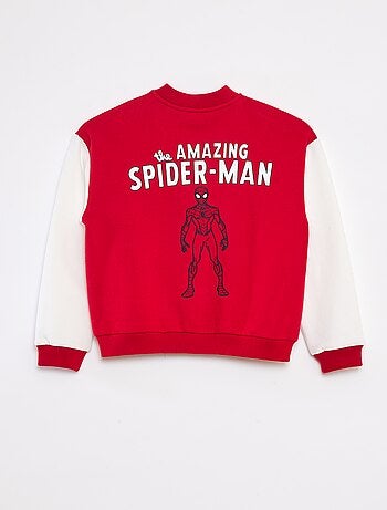 Chaqueta acolchada bicolor 'Spiderman'