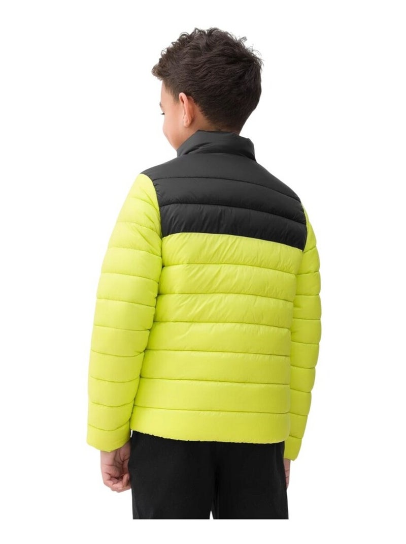 Chaqueta acolchada colores sólidos de plumón sintético niños - 4f Verde - Kiabi