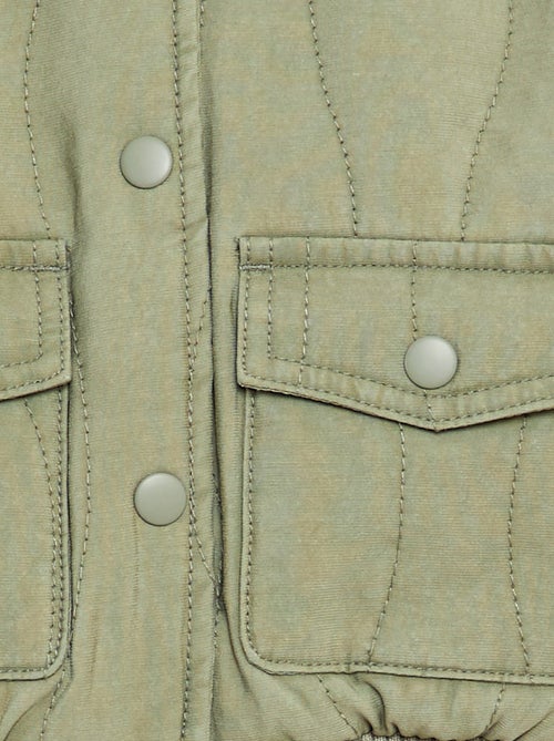 Chaqueta acolchada con automáticos - Kiabi