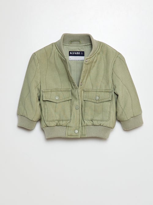 Chaqueta acolchada con automáticos - Kiabi