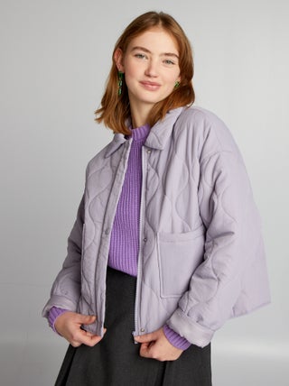 Chaqueta acolchada con botones
