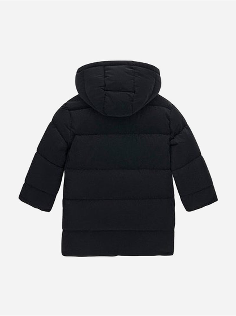 Chaqueta acolchada con capucha - guess kids Negro mate - Kiabi