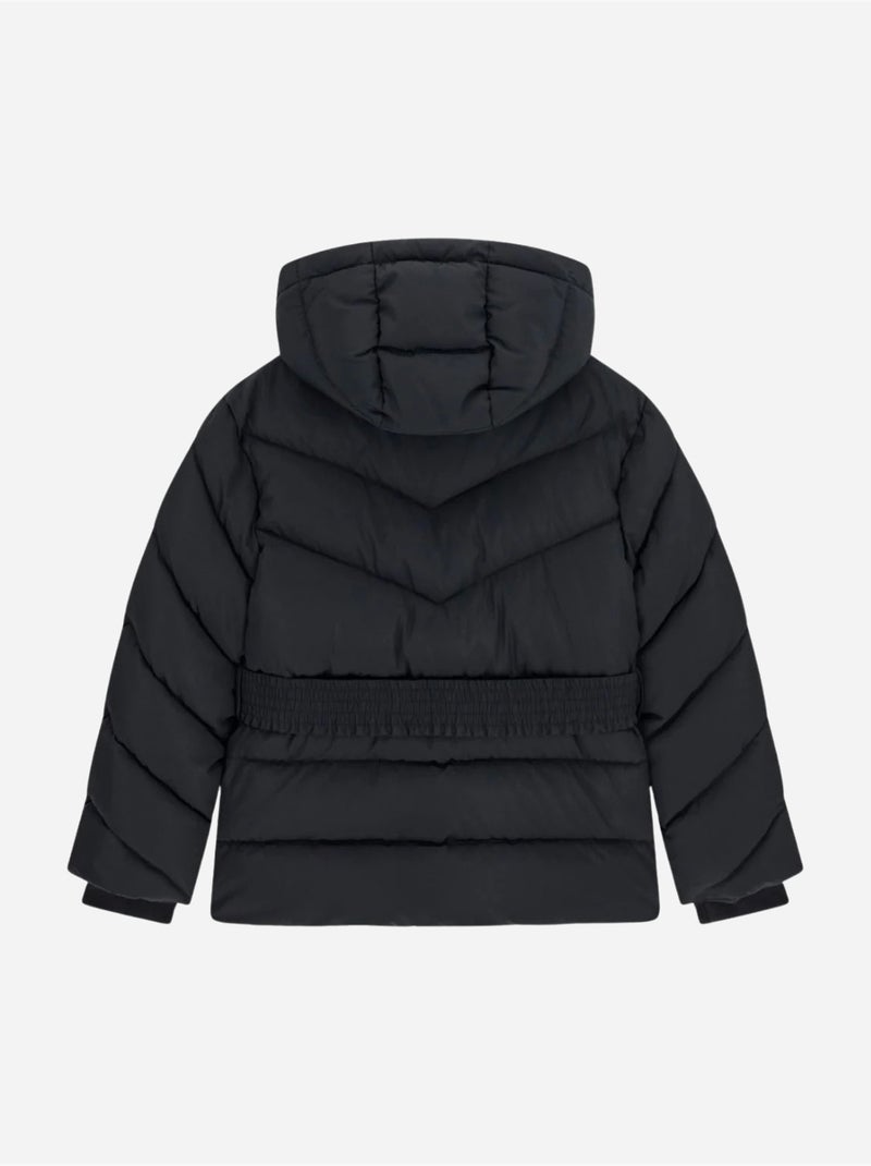 Chaqueta acolchada con capucha - guess kids Negro - Kiabi