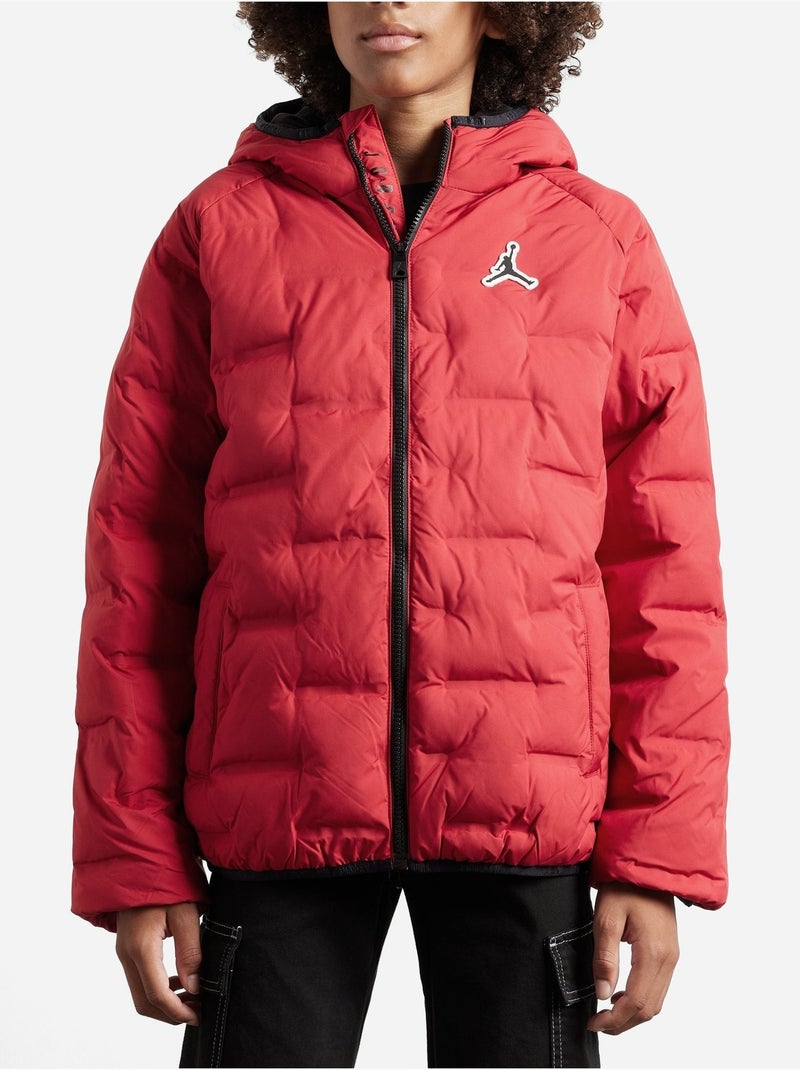 Chaqueta acolchada con capucha - Jordan Rojo - Kiabi