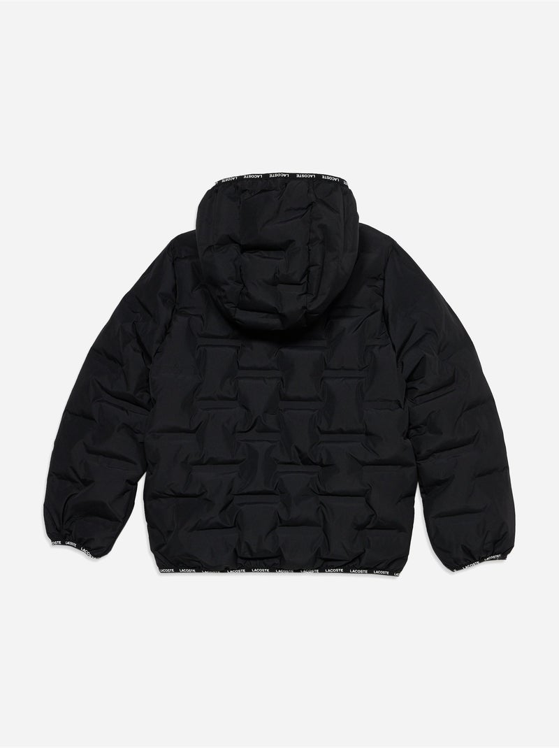 Chaqueta acolchada con capucha - lacoste Negro - Kiabi
