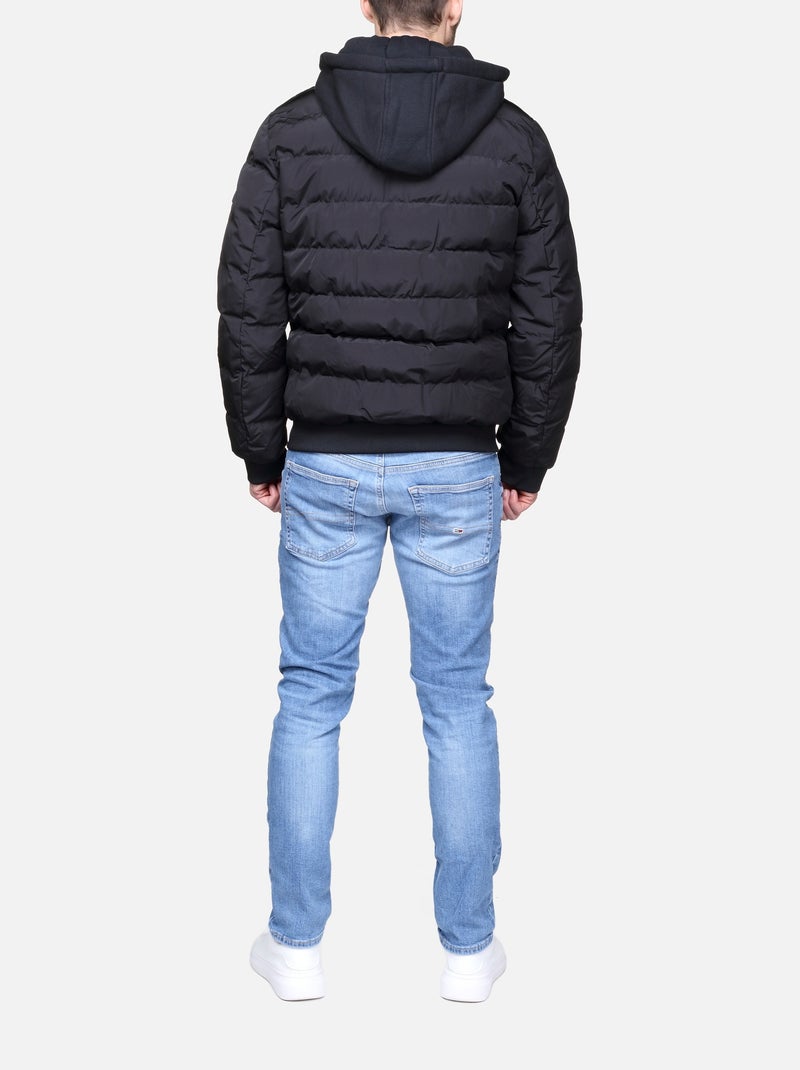 Chaqueta acolchada con capucha - Redskins Negro - Kiabi
