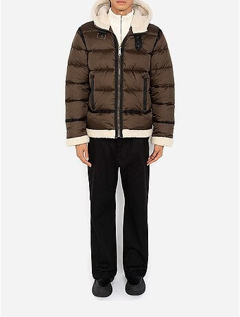 Chaqueta acolchada con capucha - schott