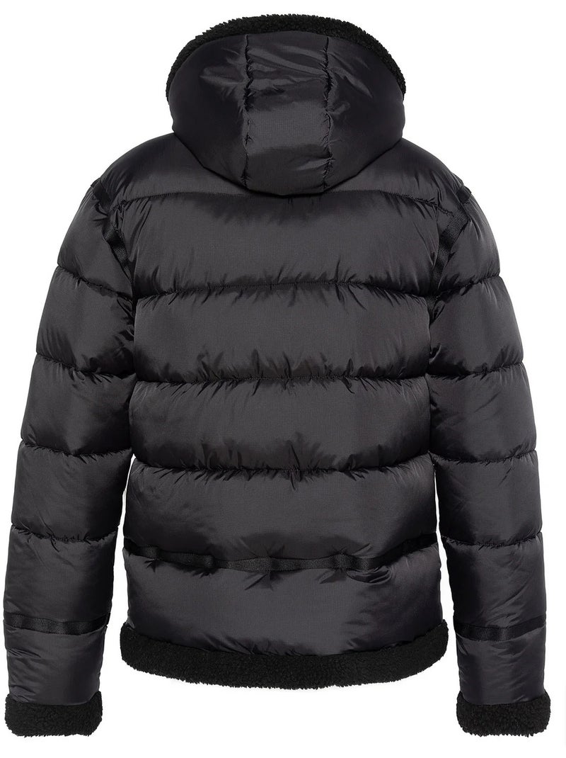 Chaqueta acolchada con capucha - schott Negro - Kiabi