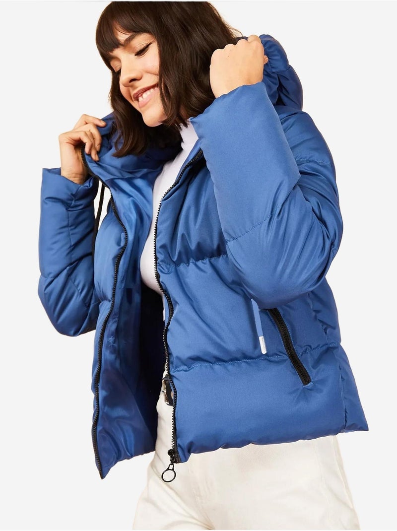 Chaqueta acolchada con capucha de bianco lucci Azul cobalto - Kiabi