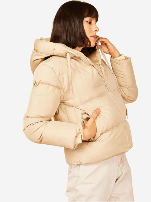 Chaqueta acolchada con capucha de bianco lucci - Kiabi Chaqueta acolchada con capucha de bianco lucci - Kiabi