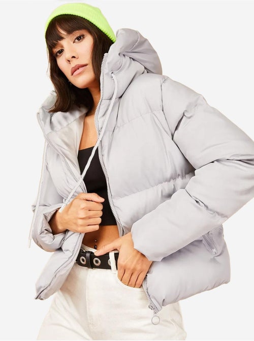 Chaqueta acolchada con capucha de bianco lucci - Kiabi Chaqueta acolchada con capucha de bianco lucci - Kiabi