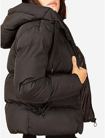 Chaqueta acolchada con capucha de bianco lucci