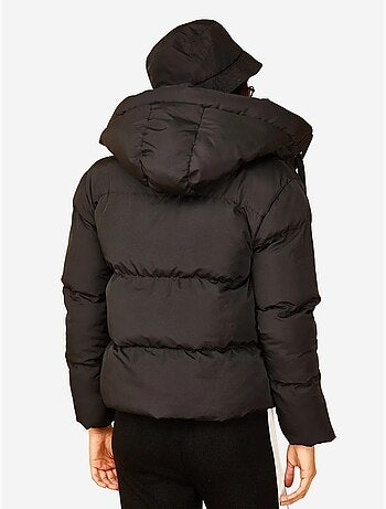 Chaqueta acolchada con capucha de bianco lucci