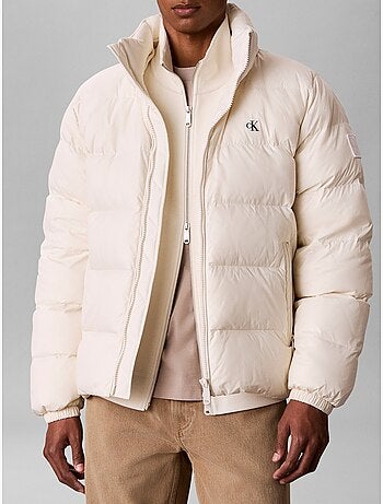 Chaqueta acolchada con capucha desmontable - calvin klein