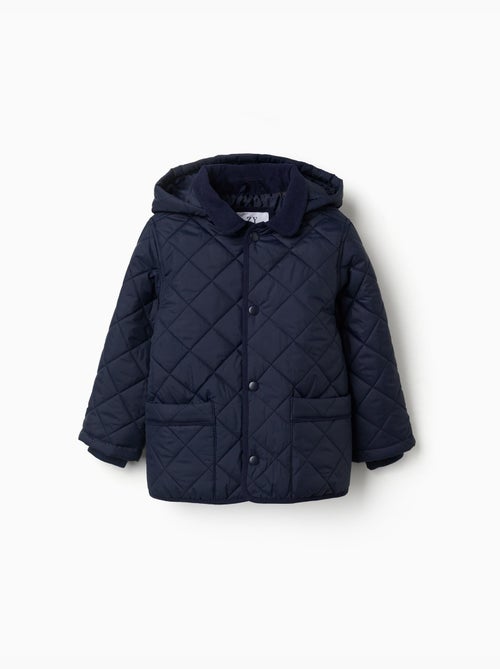 Chaqueta acolchada con capucha desmontable - Kiabi Chaqueta acolchada con capucha desmontable - Kiabi