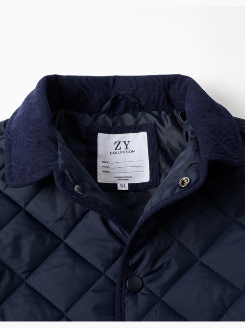 Chaqueta acolchada con capucha desmontable - Kiabi Chaqueta acolchada con capucha desmontable - Kiabi