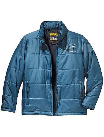 Chaqueta acolchada con capucha integrada y cuello alto canada nature