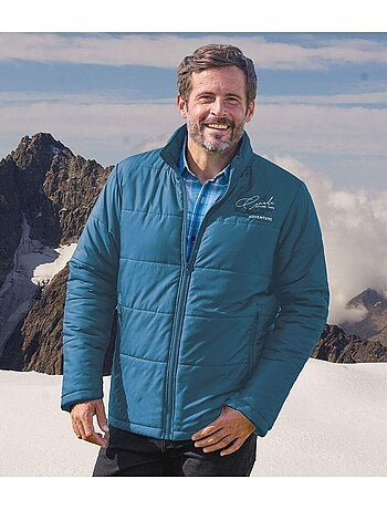 Chaqueta acolchada con capucha integrada y cuello alto canada nature
