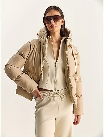 Chaqueta acolchada con capucha lucci