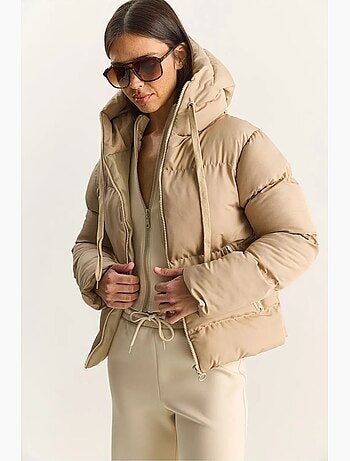 Chaqueta acolchada con capucha lucci