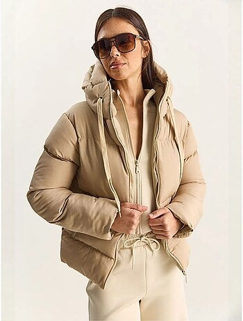 Chaqueta acolchada con capucha lucci